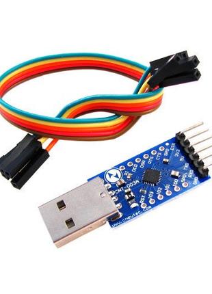 USB CP2104 CP2102 - UART TTL 6pin адаптер, Arduino