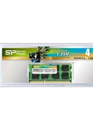 Модуль памяти для ноутбука SoDIMM DDR3L 4GB 1600 MHz Silicon P...