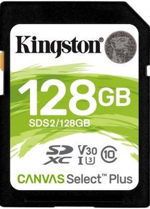 Карта памяти Kingston 128GB SDXC class 10 UHS-I U3 Canvas Sele...