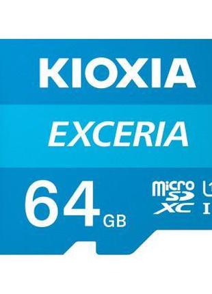 Карта памяти Kioxia 64GB microSDXC class 10 UHS-I Exceria (LME...