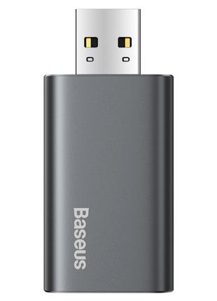 Флешка USB Baseus Enjoy Music U-disk 16GB Charging Port, серая