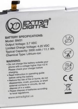 Аккумуляторная батарея Extradigital Xiaomi Mi3 (BM31) 3000 mAh...