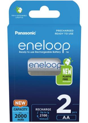 Аккумулятор Panasonic Eneloop AA 2000mAh NI-MH * 2 (BK-3MCDE/2BE)