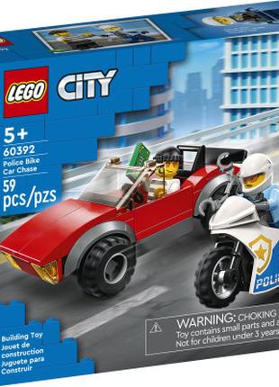 Конструктор LEGO City Преследование автомобиля на полицейском ...