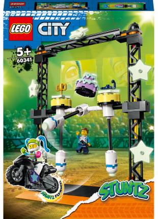 Конструктор LEGO City Stuntz Каскадерская задача «Нокдаун» 117...