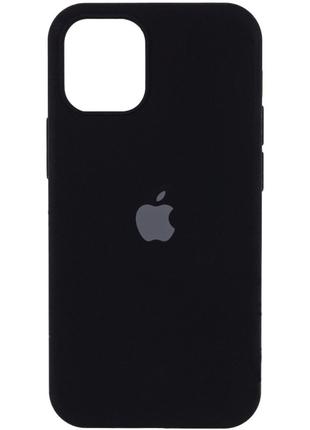 Силиконовый чехол для iPhone 14 Plus Черный