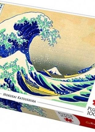 Пазли — (1000 Елм.) - "Велика хвиля в Канагаві"/Арт колекція