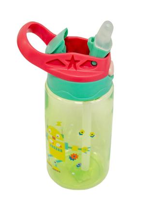 Пляшка для води з трубочкою пластикова Baby bottle LB400 500ml...
