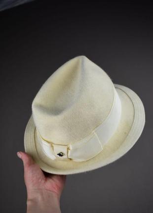 Очень красивая бежевая шляпа федора hutmanufactur 100% шерсть ...