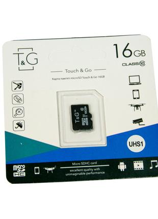 Карта памяти TG 16 GB class 10 (UHS-1), микро сд память для те...