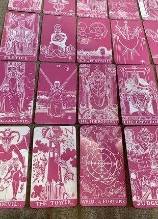 Оригінальні рожеві картки таро Райдер Вейт