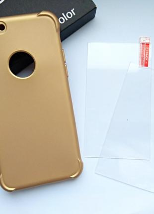 Чехол + 2 стекла для iphone 6 / 6s силиконовая накладка на айф...