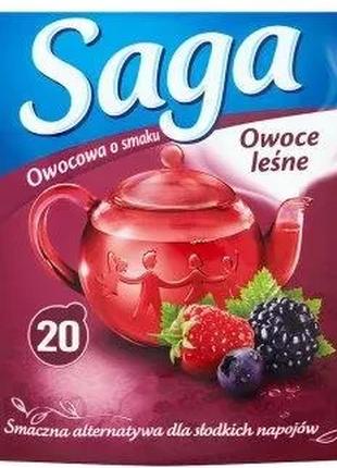 Фруктовый чай в пакетиках Saga лесные ягоды, Польша