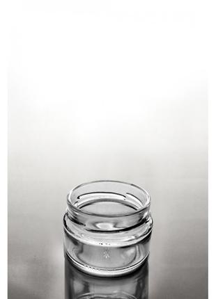 Бутылка 106 мл стекло+Крышка DEEP-70 серебряная 225 шт опт
