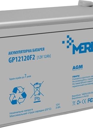 Акумуляторна батарея MERLION AGM GP12120F2, 12V 12Ah (150 x 98...