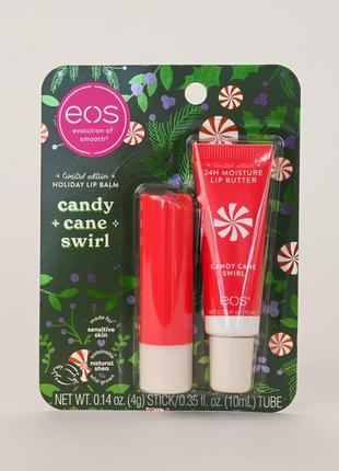 Eos набір олія для губ і бальзам для губ candy cane swirl