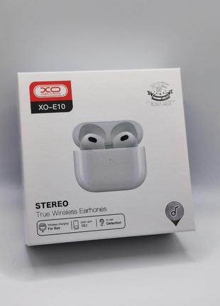Навушники XO E10 Airpods 3 TWS Bluetooth (Білий) 32943