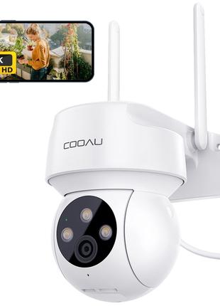 COOAU (обновленная) 2K наружная камера наблюдения, PTZ-камера ...