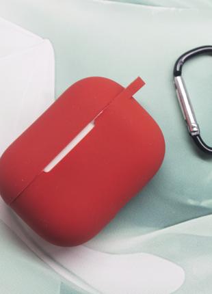 Чехол for AirPods PRO Silicone Case Funda Red