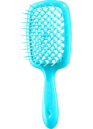 Щетка для волос Janeke Superbrush Neon Голубая