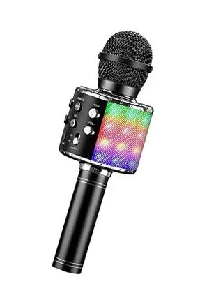 Микрофон ShinePick CT007 черный детский караоке Bluetooth