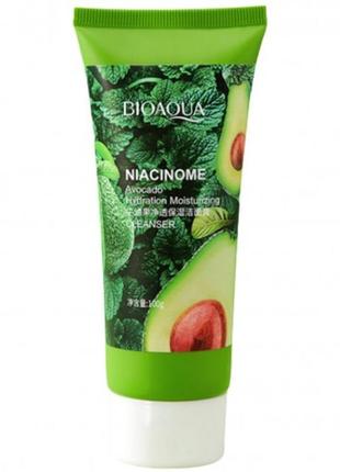 Пенка для умывания bioaqua niacinome avocado с экстрактом авок...