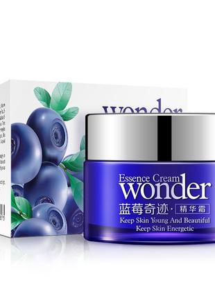 Крем для лица bioaqua с экстрактом черники wonder essence crea...