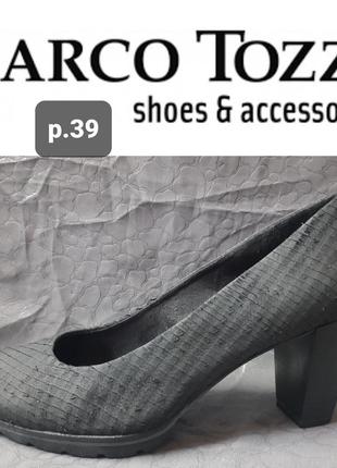 Шкіряні туфлі marco tozzi p 39 німеччина