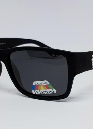 Polo ralph lauren стильные мужские солнцезащитные очки чёрные ...