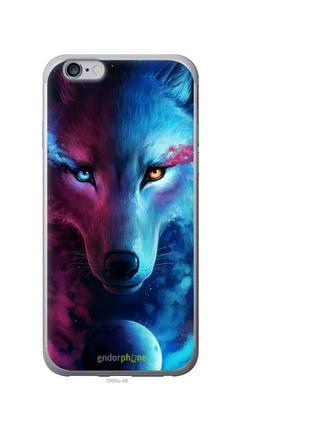 Чехол для iphone 6 print волк