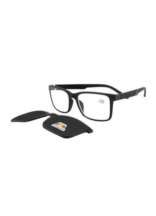 Готовые очки для чтения 3101 ( с насадкой polarized ) + 2,5