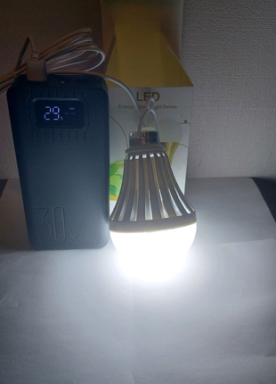 Лампа нічник підсвітка 7 Вт від павербанка