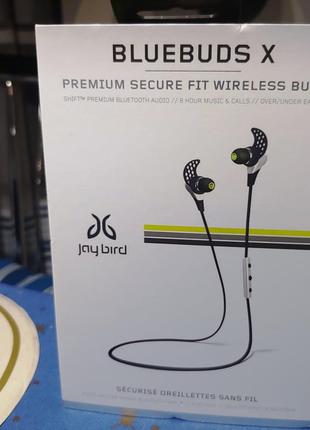 Bluetooth наушники JayBird BlueBuds X Storm White