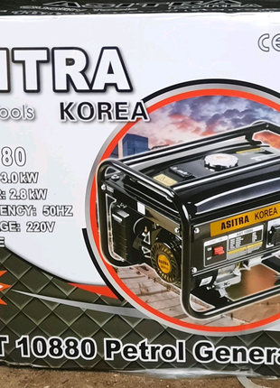 Генератор бензиновий, виробництва Корея, в наявності.