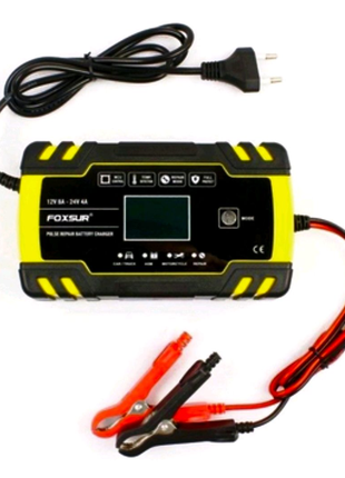 Зарядное устройство для автомобильного аккумулятора Foxsur 12V 8A