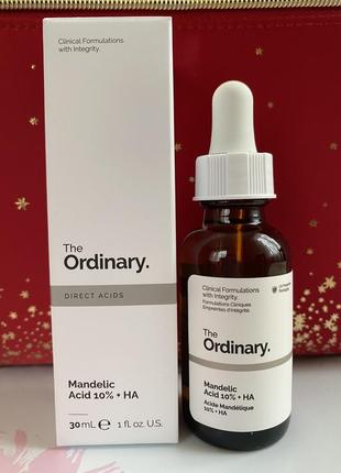 The ordinary mandelic acid 10% + ha пилинг с миндальной кислотой