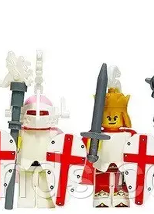 Фигурки человечки крестоносцы рыцари  лего-совместимые