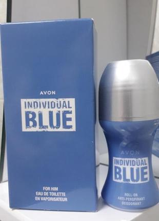 Avon individual blue туалетна вода та/або кульковий дезодорант
