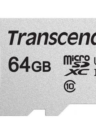Карта памяти Transcend 64GB microSDXC class 10 UHS-I U1 (TS64G...