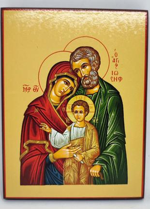 Икона "Святое семейство" для дома 16*12 см