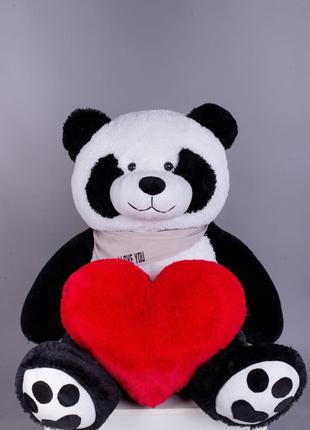 Мишка плюшевый Панда с сердцем 135 см (YK0143)