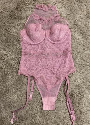 Кружевний боді еротична білизна victoria's secret