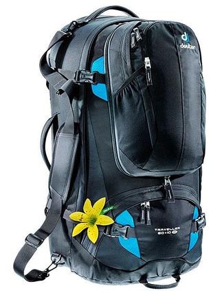 Рюкзак Deuter Traveller 60 + 10 SL (black-turquoise)