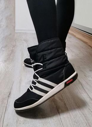 Женские демисезонные ботинки-дутики оригинал adidas