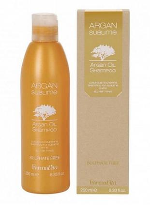 Argan shampoo безсульфатный аргановый шампунь 250 ml