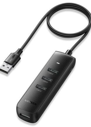 USB-хаб разветвитель Ugreen HUB USB Type A - 4x USB 3.0 Black ...