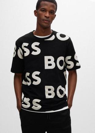 Мужская футболка в стиле hugo boss премиум