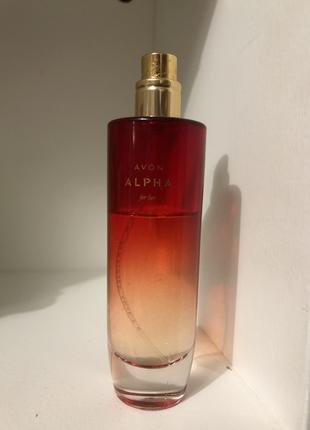 Женская парфюмерная вода Avon Alpha for Her, 50мл Уценка, коро...