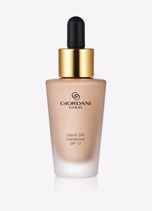 Шовкова тональна основа-флюїд Giordani Gold