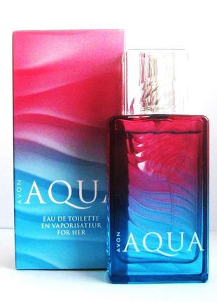 Туалетная вода женская Aqua Avon Аква женские Эйвон, 50 мл
